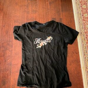 Black Graphic Women's Top